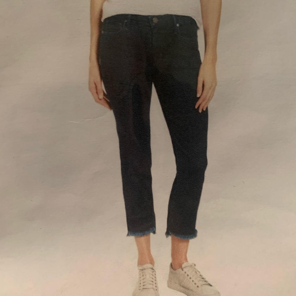 Step-hem straight jeans - Parker Smith